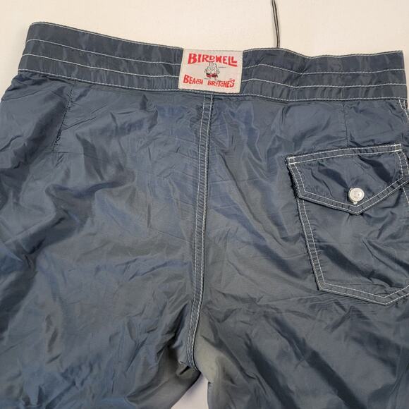 Birdwell Beach Britches Shorts Mens 32 Black Swim Trunks Board Beach Ocean Surf - Picture 2 of 11